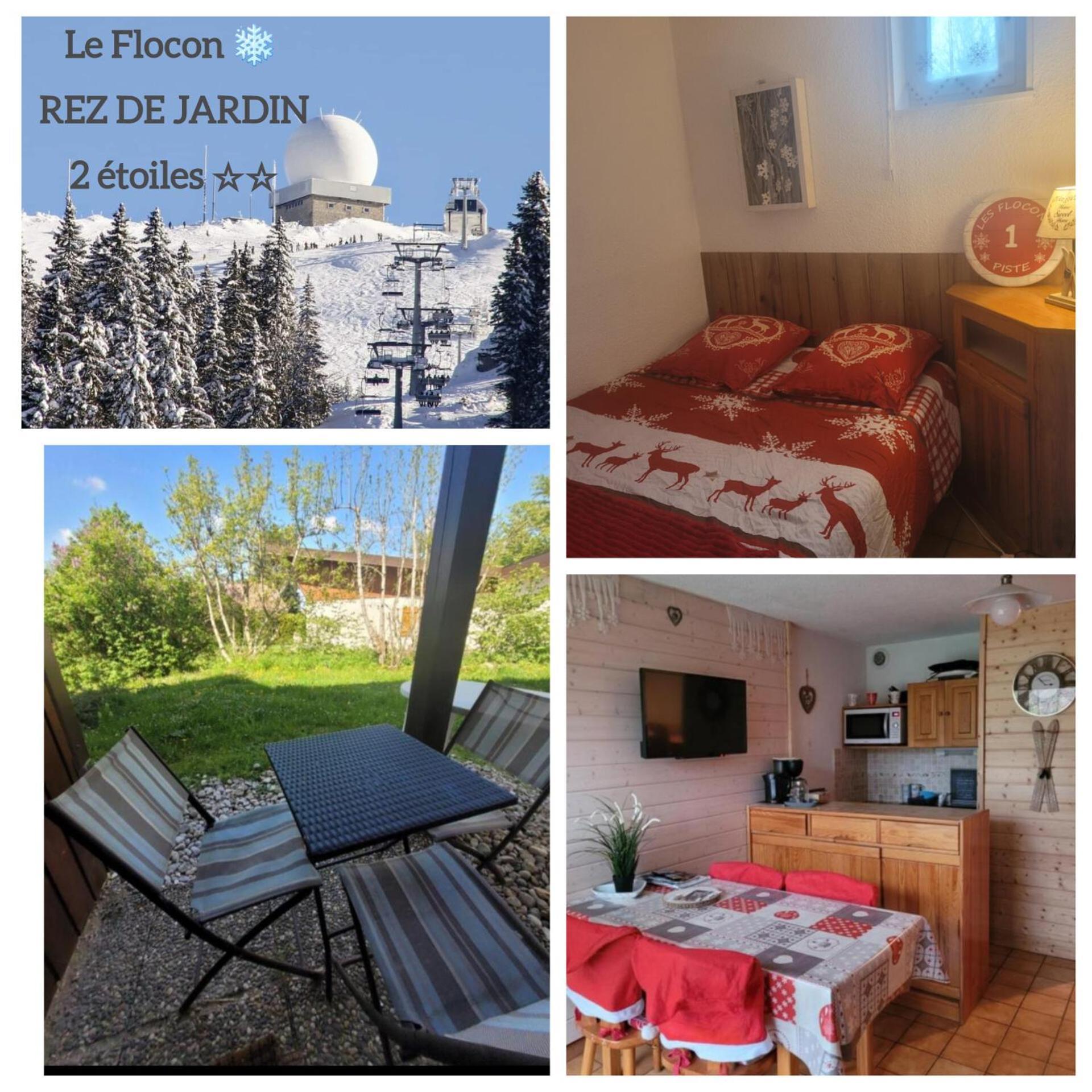 Appartement Le Flocon, Joli Petit Cocon 4 Pers En Rez De Jardin Draps Inclus Les Rousses Buitenkant foto